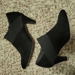 London Fog Suede Ankle Boots
